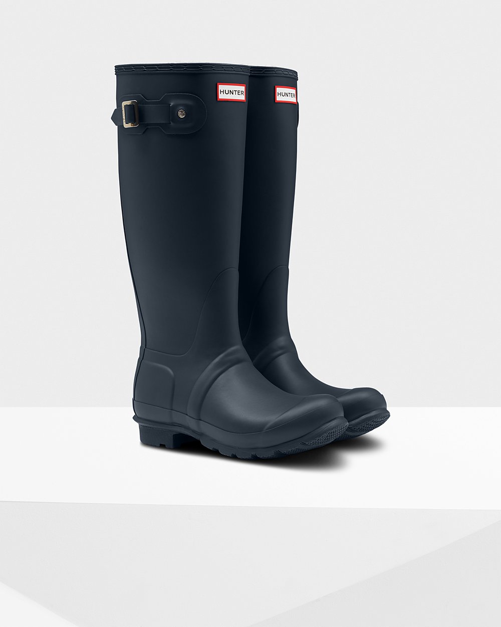 Galochas Altas Hunter Feminina Azul Marinho - Original Insulated - 21ESILNQR